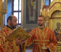 03.05.2020 г. - 3 Неделя след Пасха - на св. Мироносици. Архиерейска света Литургия в митрополитския храм „Св. вмчца Марина“, гр. Пловдив.