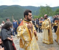 14.06.2020 г. - 1 Неделя след Петдесетница - на Всички светии. Чинопоследование на освещаване на нов храм - “Св. Йоан Предтеча” в село Брезе. Архиерейска св. Литургия.